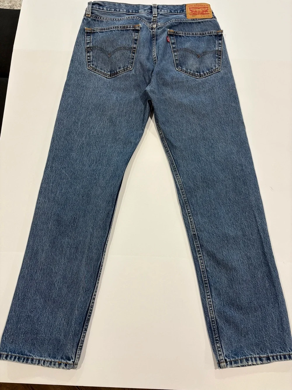 Levi’s‎ 505 Men’s Jeans 33x32 Regular Fit Straight Leg Blue Denim 00505-4886